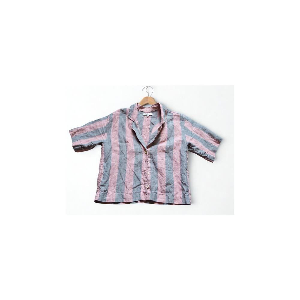 Madewell Cropped Button Down Blouse - image 1